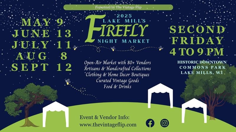 Lake Mills Summer Firefly Night Market — Lake Mills