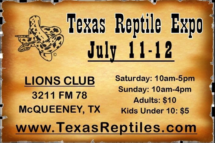San Antonio Reptile Expo — Schertz